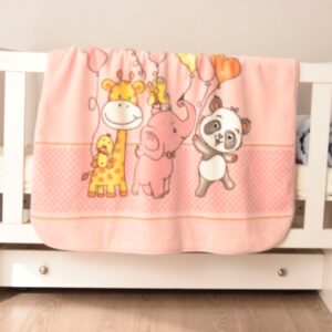 Colourful Mink Baby Blankets 1 Ply