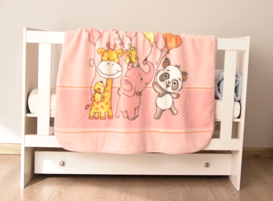 Colourful Mink Baby Blankets 1 Ply