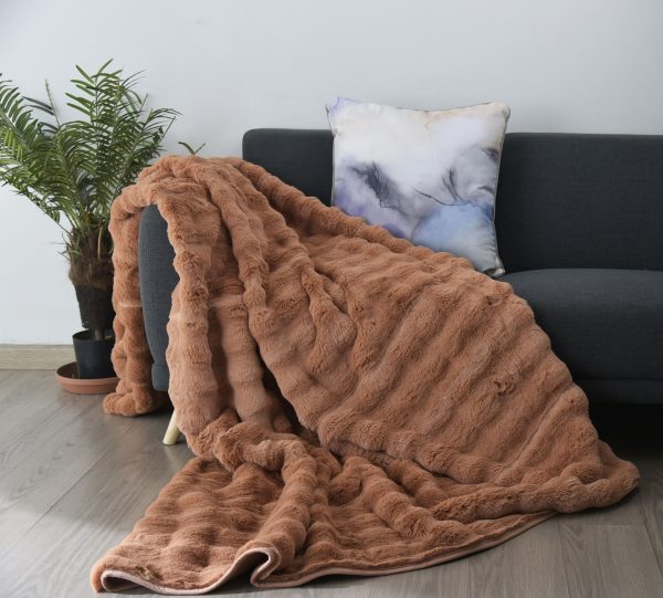 Cleopatra Faux Rabbit Fur 2 Ply Queen/King Size