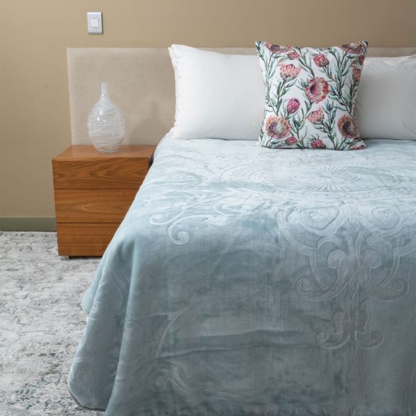 Diamond Faux Mink Blanket 1 Ply Queen Size